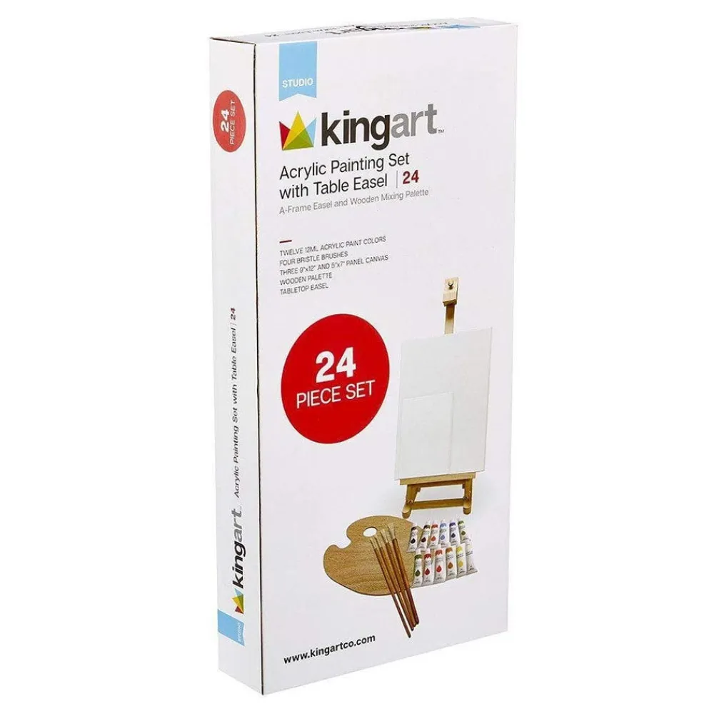Clearance The Met Store Acrylic Paint and Tabletop Easel Set