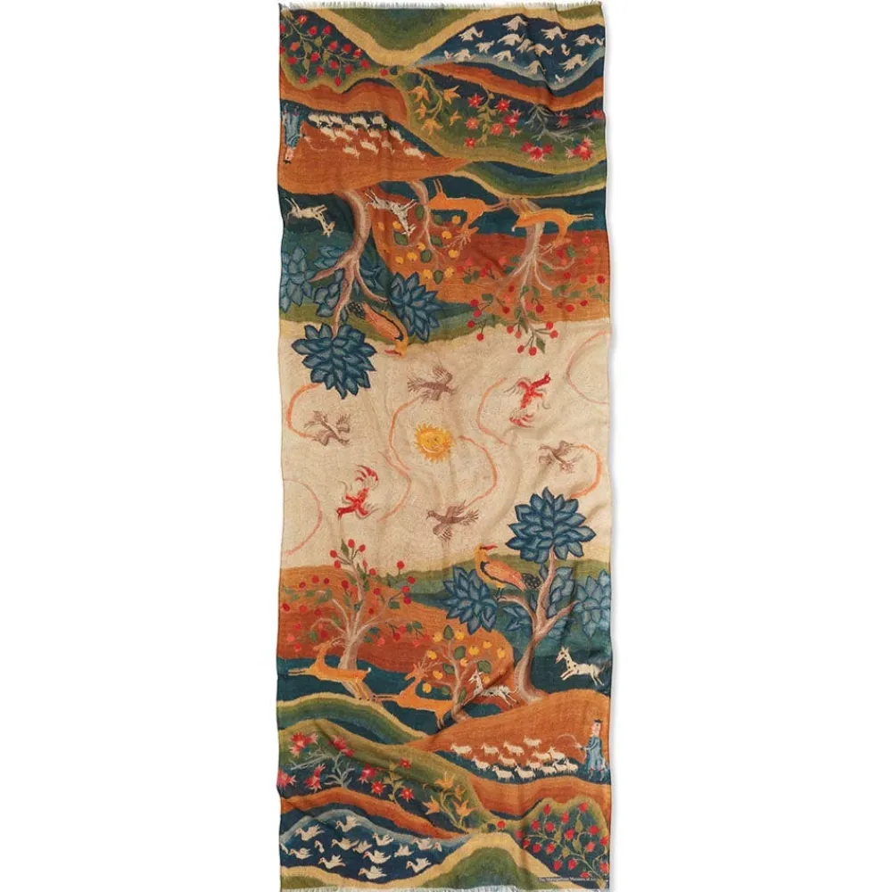 Discount The Met Store American Folk Art Landscape Oblong Scarf