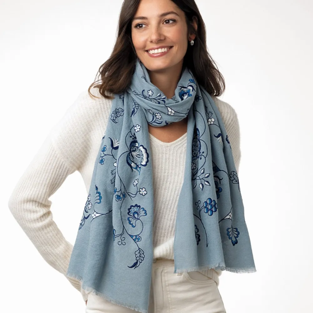 Clearance The Met Store American Vines Embroidered Shawl