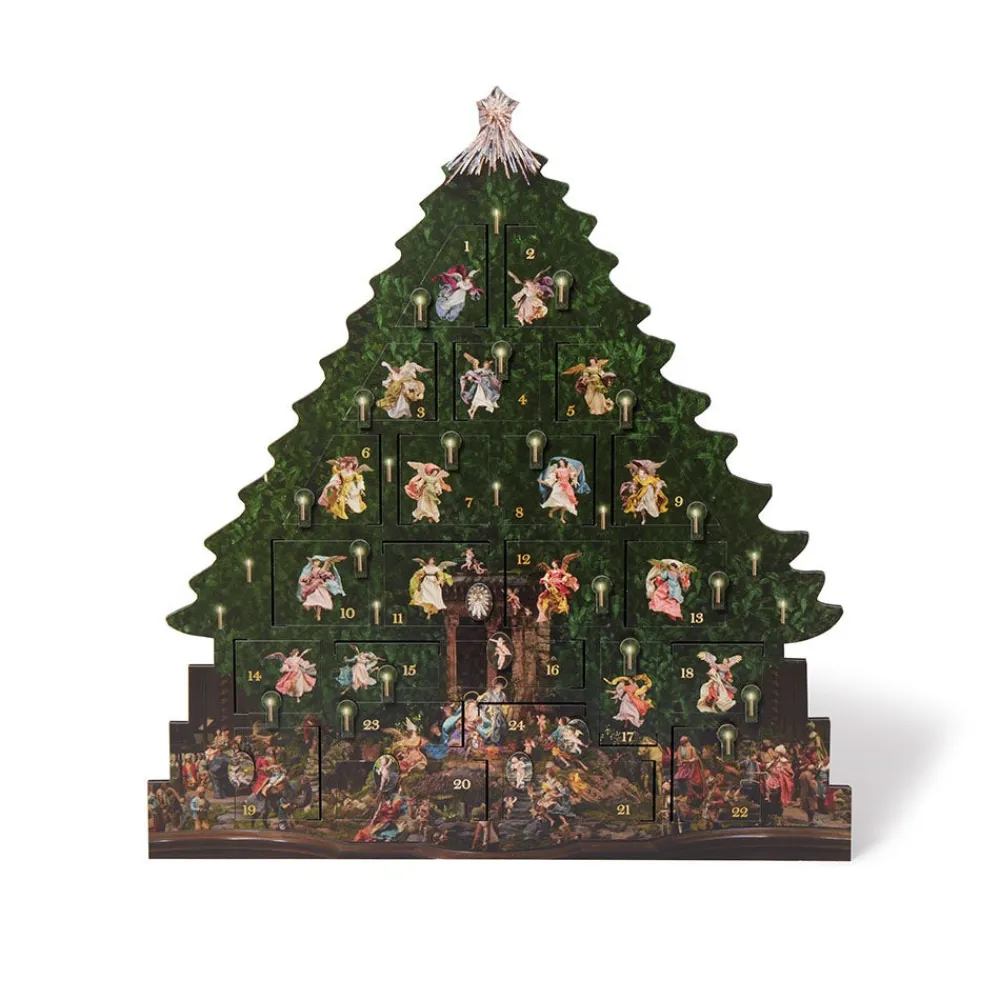 Discount The Met Store Angel Tree Wooden Advent Calendar
