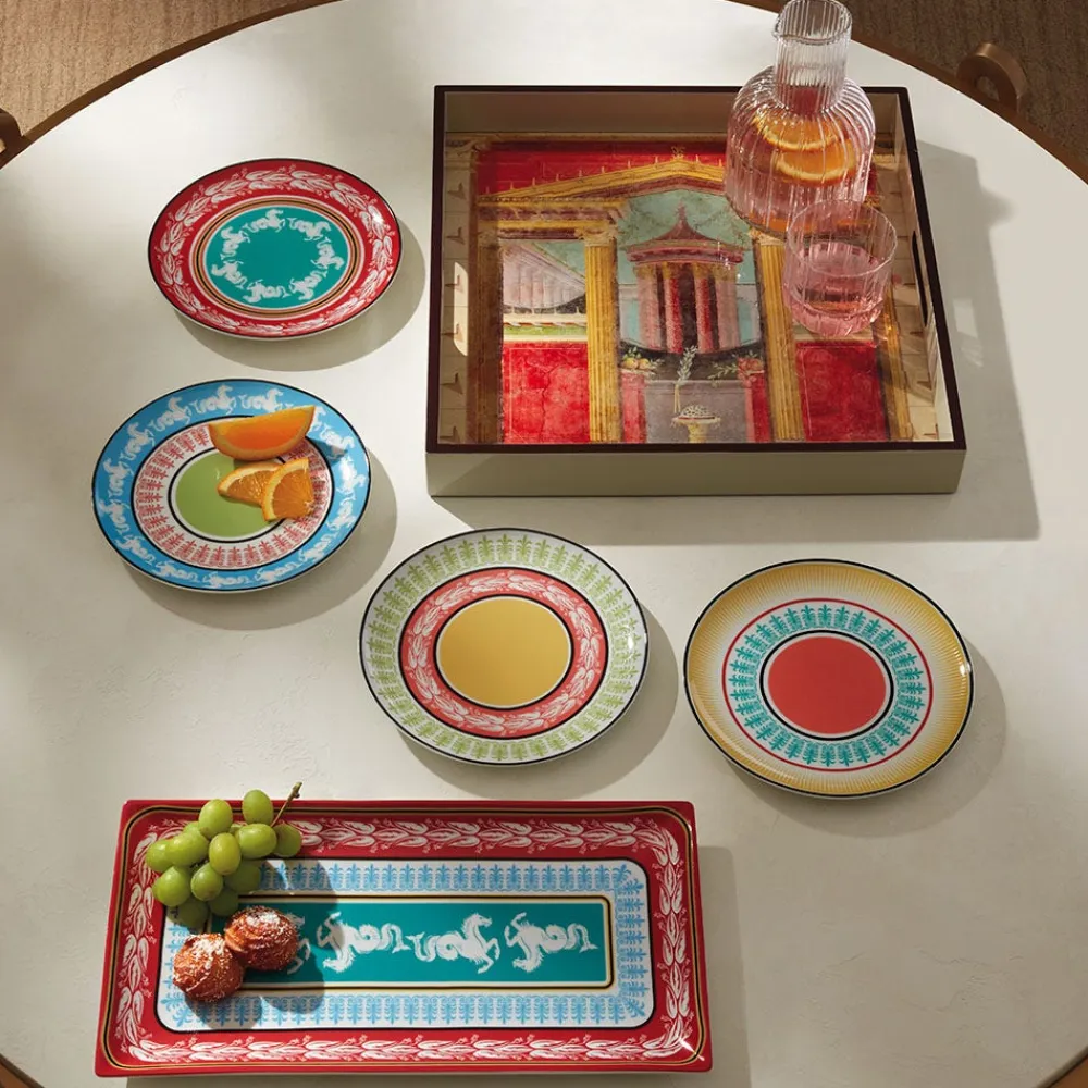 New The Met Store Boscoreale Fresco Wood Lacquer Tray
