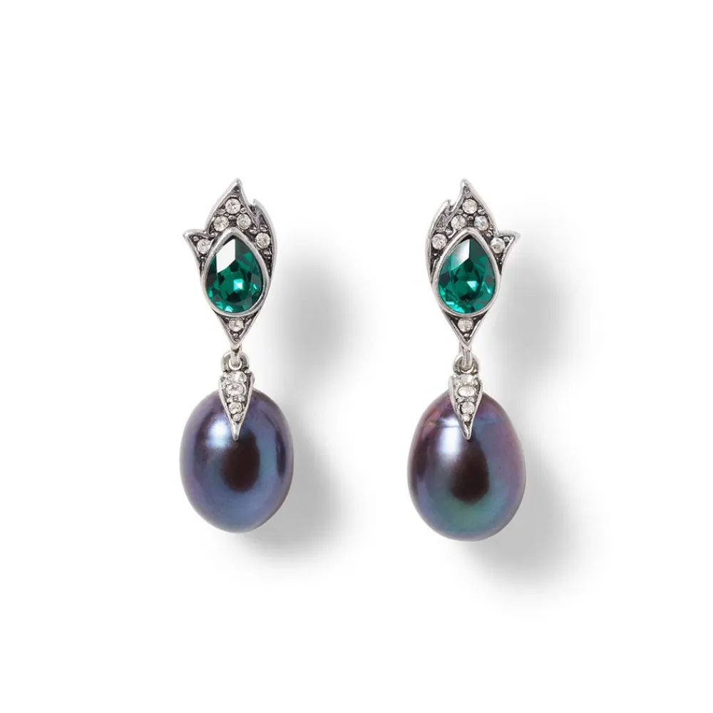 The Met Store Chelsea Peacock Pearl Drop Earrings