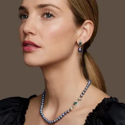 The Met Store Chelsea Peacock Pearl Drop Earrings
