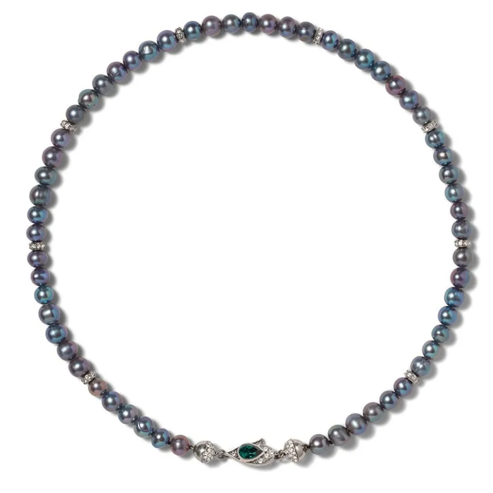 Outlet The Met Store Chelsea Peacock Pearl Necklace