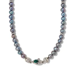 Outlet The Met Store Chelsea Peacock Pearl Necklace