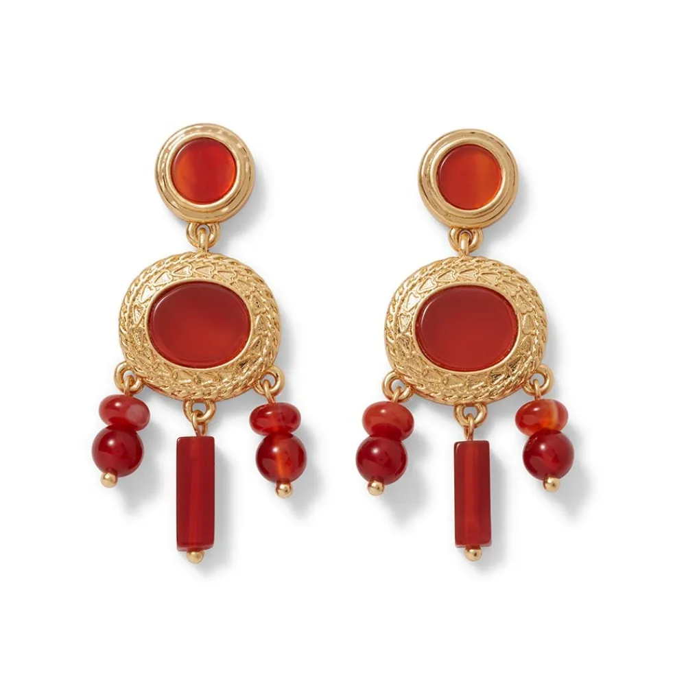 Discount The Met Store Classical Carnelian Chandelier Earrings