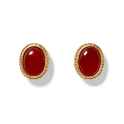 Outlet The Met Store Classical Carnelian Stud Earrings