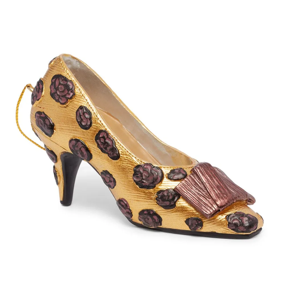 New The Met Store Cocoa Rose Pump Shoe Ornament