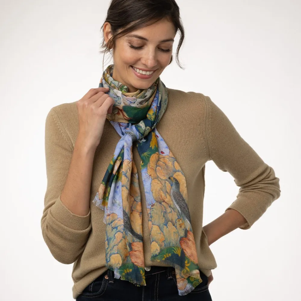 Best The Met Store Concourse of the Birds Oblong Scarf