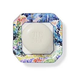 Clearance The Met Store Cross Cap Nègre Scented Soap and Porcelain Dish Gift Set
