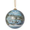 Best The Met Store Currier & Ives Central Park in Winter Hand-Painted Glass Ornament
