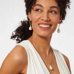 Outlet The Met Store Cypriot Twist Pearl Drop Earrings