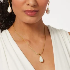 Hot The Met Store Cypriot Twist Pearl Pendant Necklace