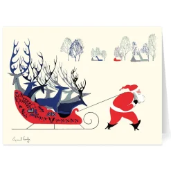 Online The Met Store Earle: Santa and Deer Holiday Cards