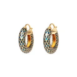 Discount The Met Store Egyptian Feather Hoop Earrings