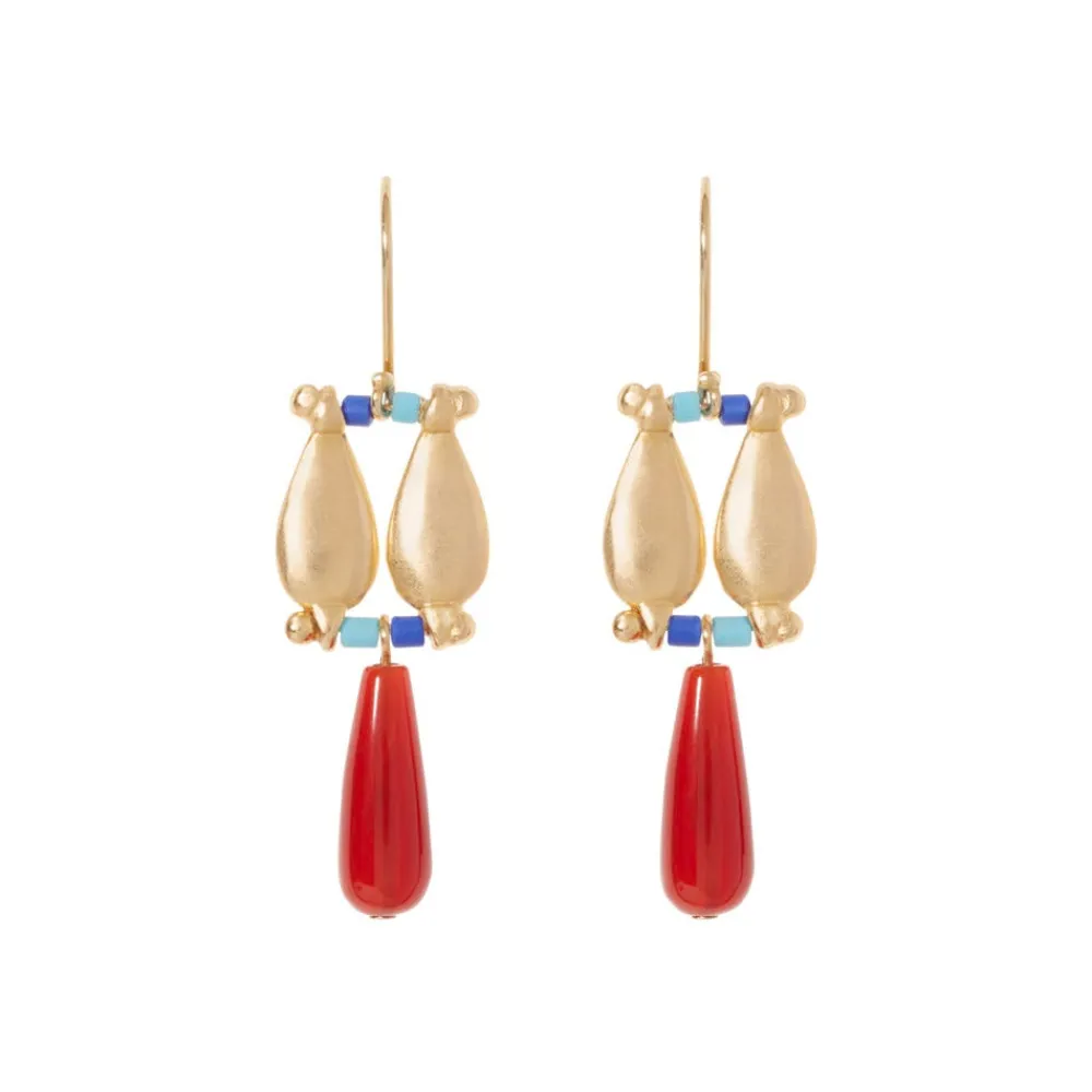 The Met Store Egyptian Fringe Drop Earrings