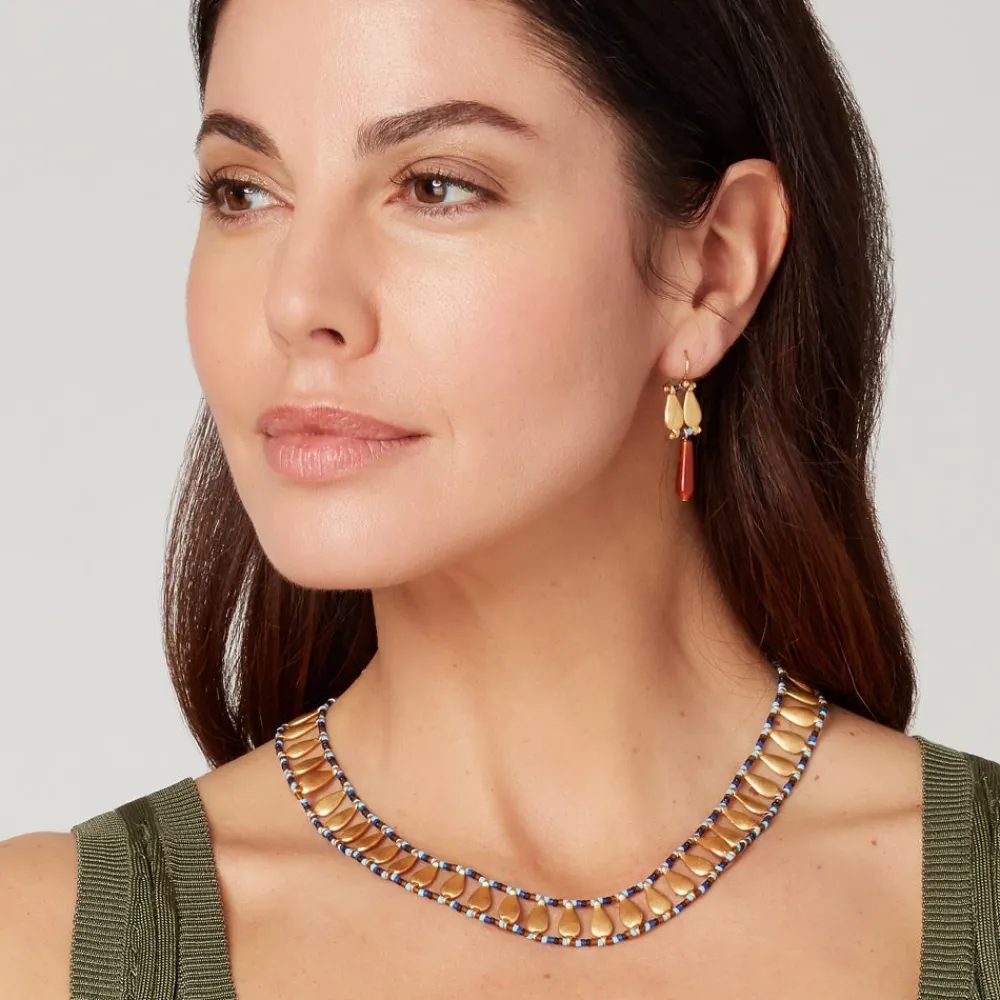 The Met Store Egyptian Fringe Drop Earrings