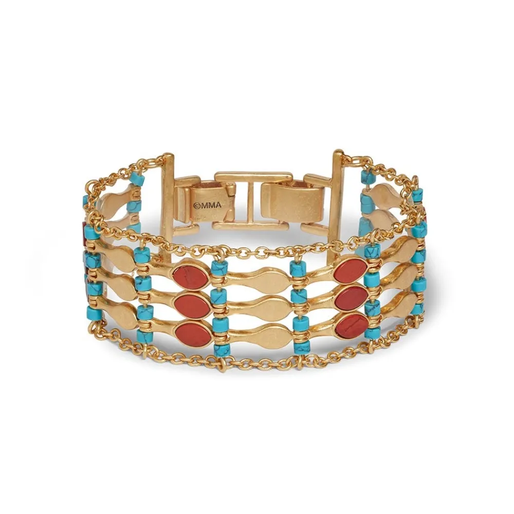 Discount The Met Store Egyptian Nefer Amulet Ladder Bracelet