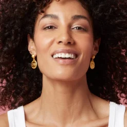 New The Met Store Etruscan Lion Drop Earrings