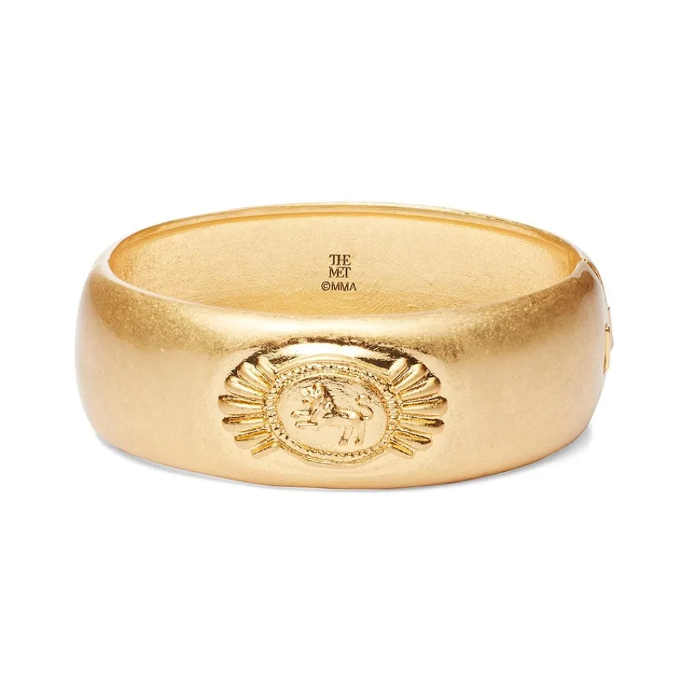 New The Met Store Etruscan Lion Hinged Cuff Bracelet