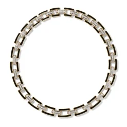 Sale The Met Store European Buckle Enamel Collar Necklace and Drop Earrings Set