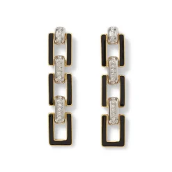 Online The Met Store European Buckle Enamel Drop Earrings