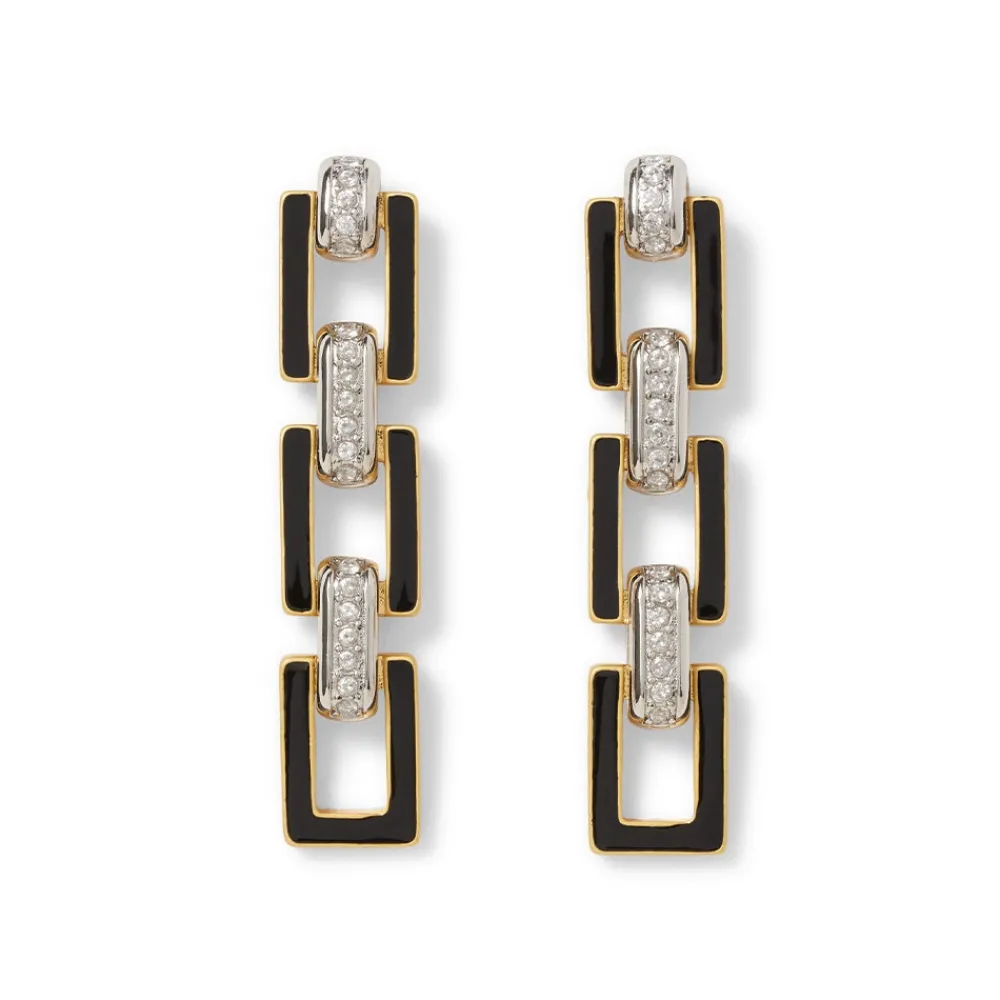 Online The Met Store European Buckle Enamel Drop Earrings