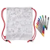 New The Met Store Favorite Galleries of The Met Color & Learn Washable Kids' Drawstring Backpack
