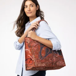Hot The Met Store Four Seasons Paisley Oversize Structured Tote