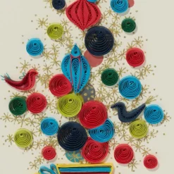 Outlet The Met Store Golden Christmas Tree Quilled Holiday Card