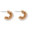 Outlet The Met Store Golden Disc Huggie Earrings