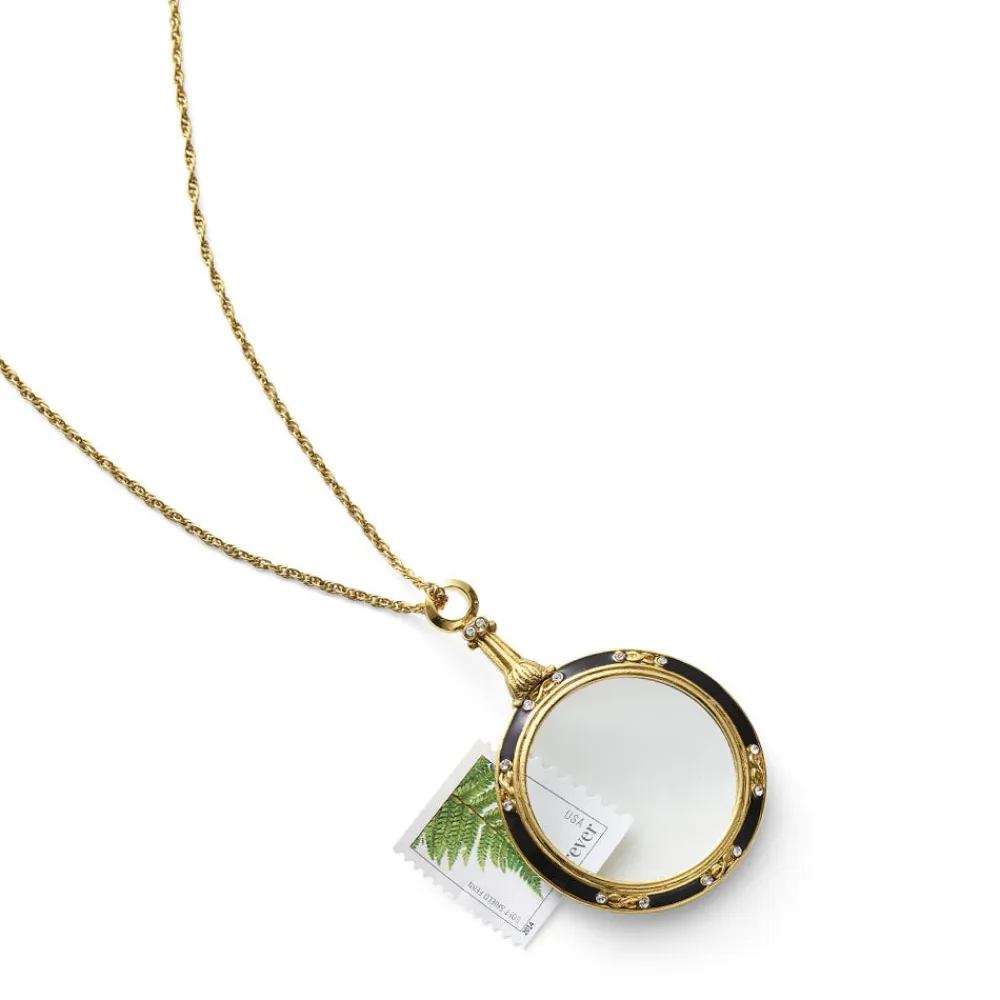 The Met Store Hand-Enameled Magnifier Pendant Necklace