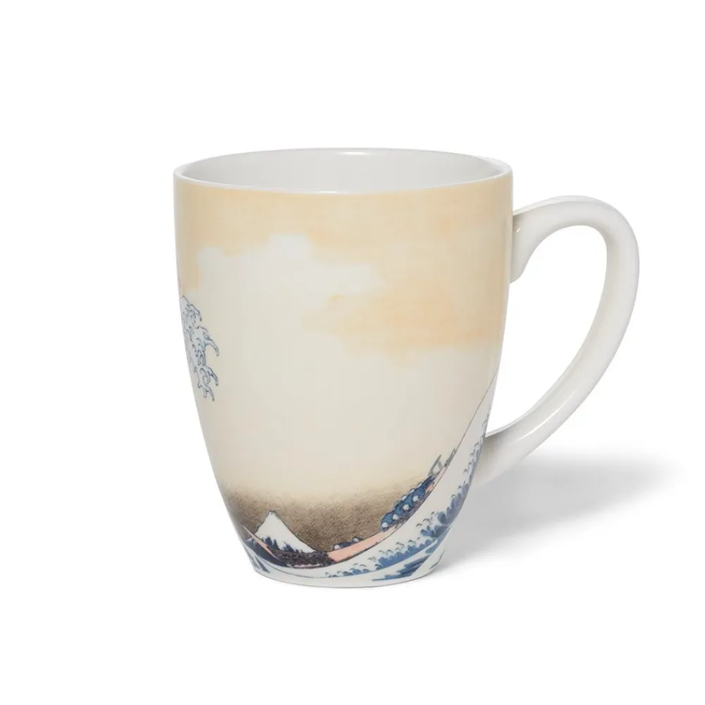 Best The Met Store Hokusai Great Wave Covered Mug with Tea Infuser