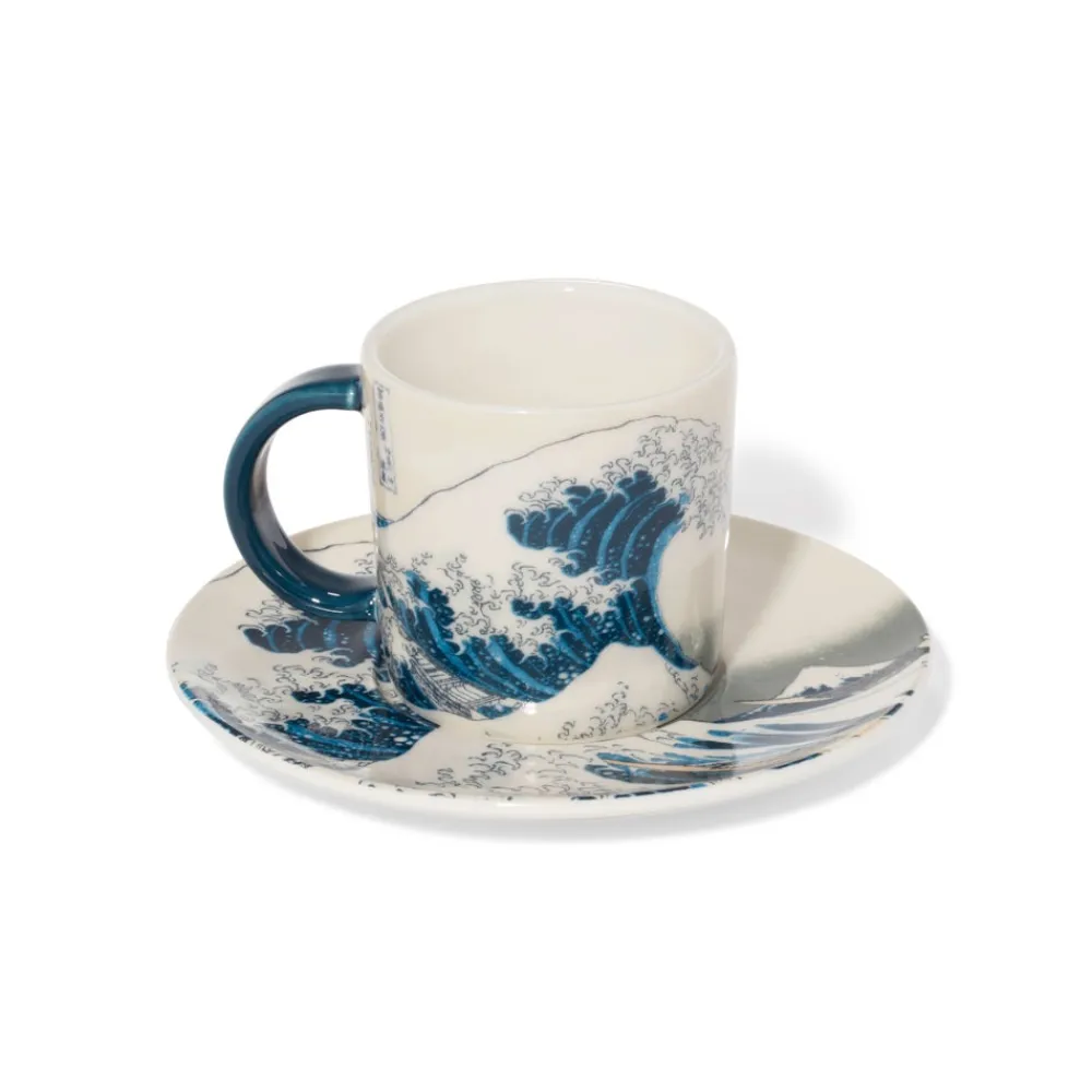 Sale The Met Store Hokusai Great Wave Espresso Cup and Saucer