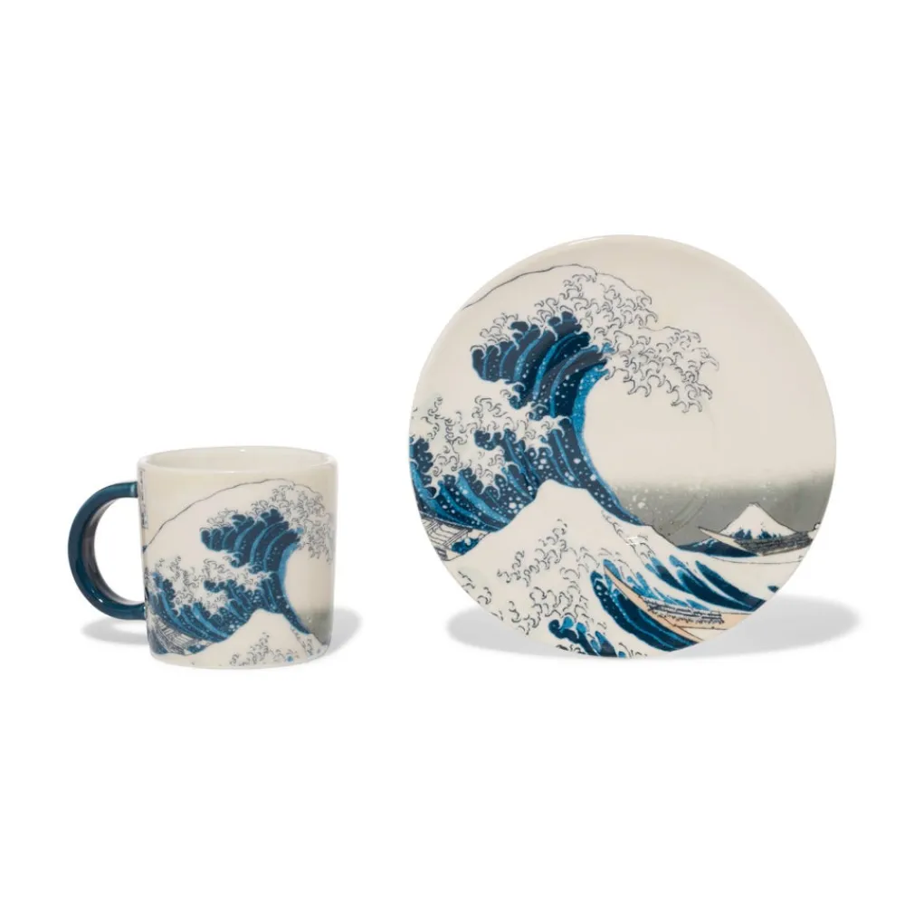 Sale The Met Store Hokusai Great Wave Espresso Cup and Saucer