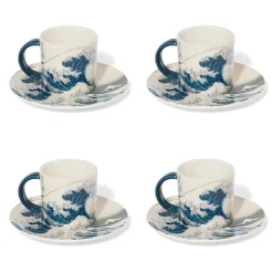 Sale The Met Store Hokusai Great Wave Espresso Cup and Saucer