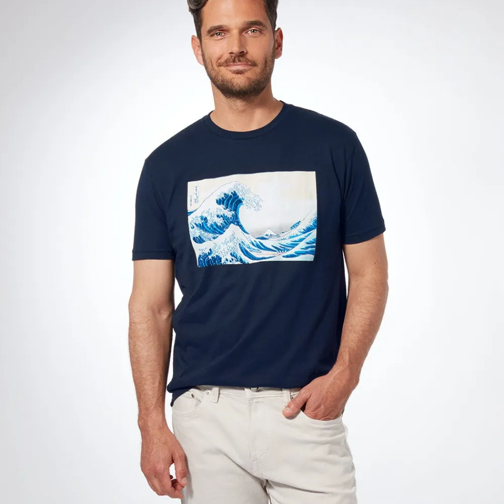 Hot The Met Store Hokusai Great Wave Tee White