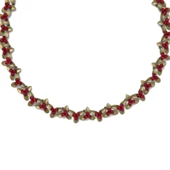 Online The Met Store Holly Berry Jade Statement Necklace