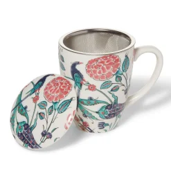Outlet The Met Store Iznik Garden Covered Mug with Tea Infuser