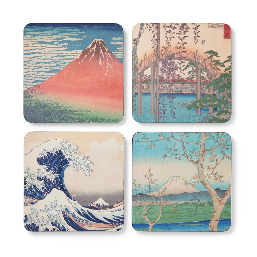 Outlet The Met Store Japanese Prints Coasters