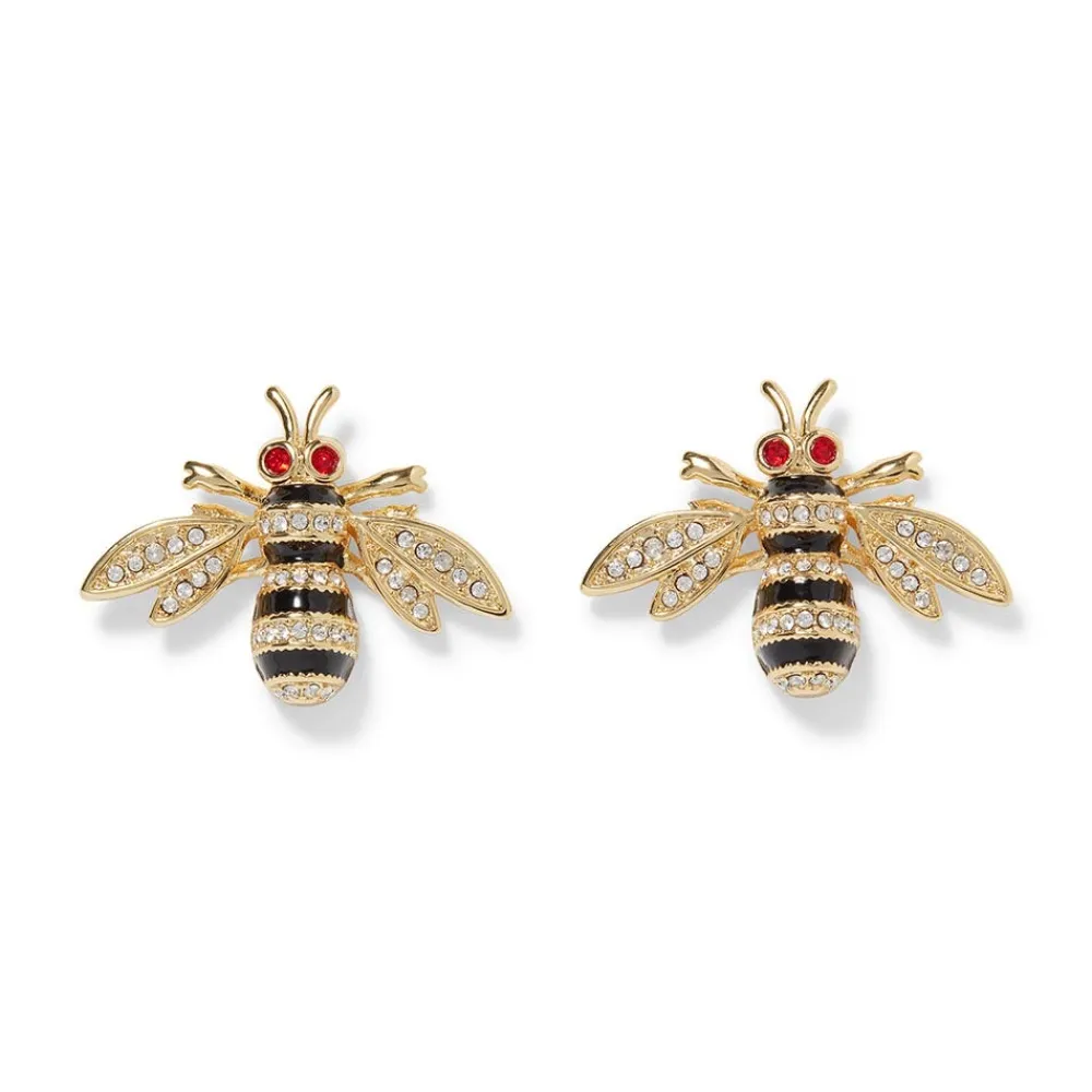 New The Met Store Jeweled Bee Stud Earrings