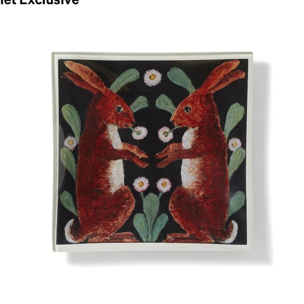 Online The Met Store John Derian Two Hares Decoupage Vide Poche