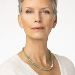 Discount The Met Store Karavas Gems Aventurine Beaded Necklace