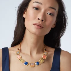 Best The Met Store Kashan Carpet Statement Collar Necklace
