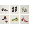 Outlet The Met Store Kim Seybert Embroidered Shoes Linen Cocktail Napkin Set