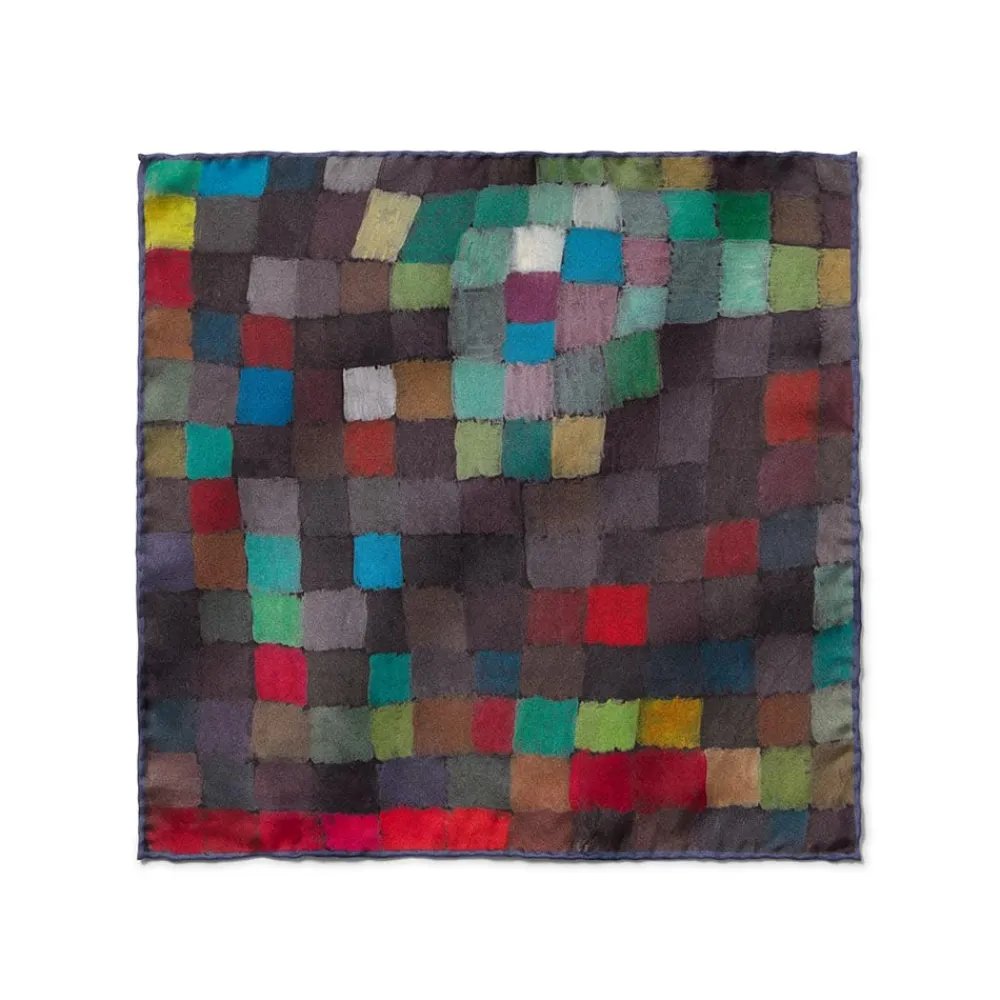 New The Met Store Klee May Picture Silk Pocket Square