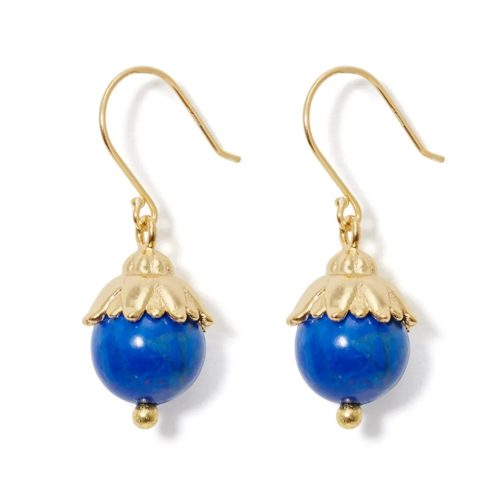 Discount The Met Store Lotus Bead Drop Earrings