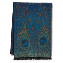 Best The Met Store Louis C. Tiffany Peacock Feather Wool-Blend Shawl