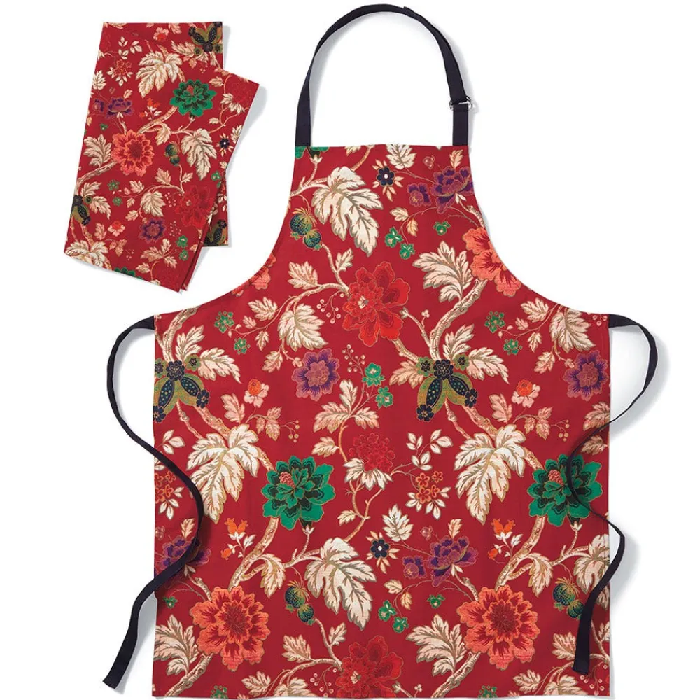 Discount The Met Store Lyon Floral Apron and Tea Towel Set