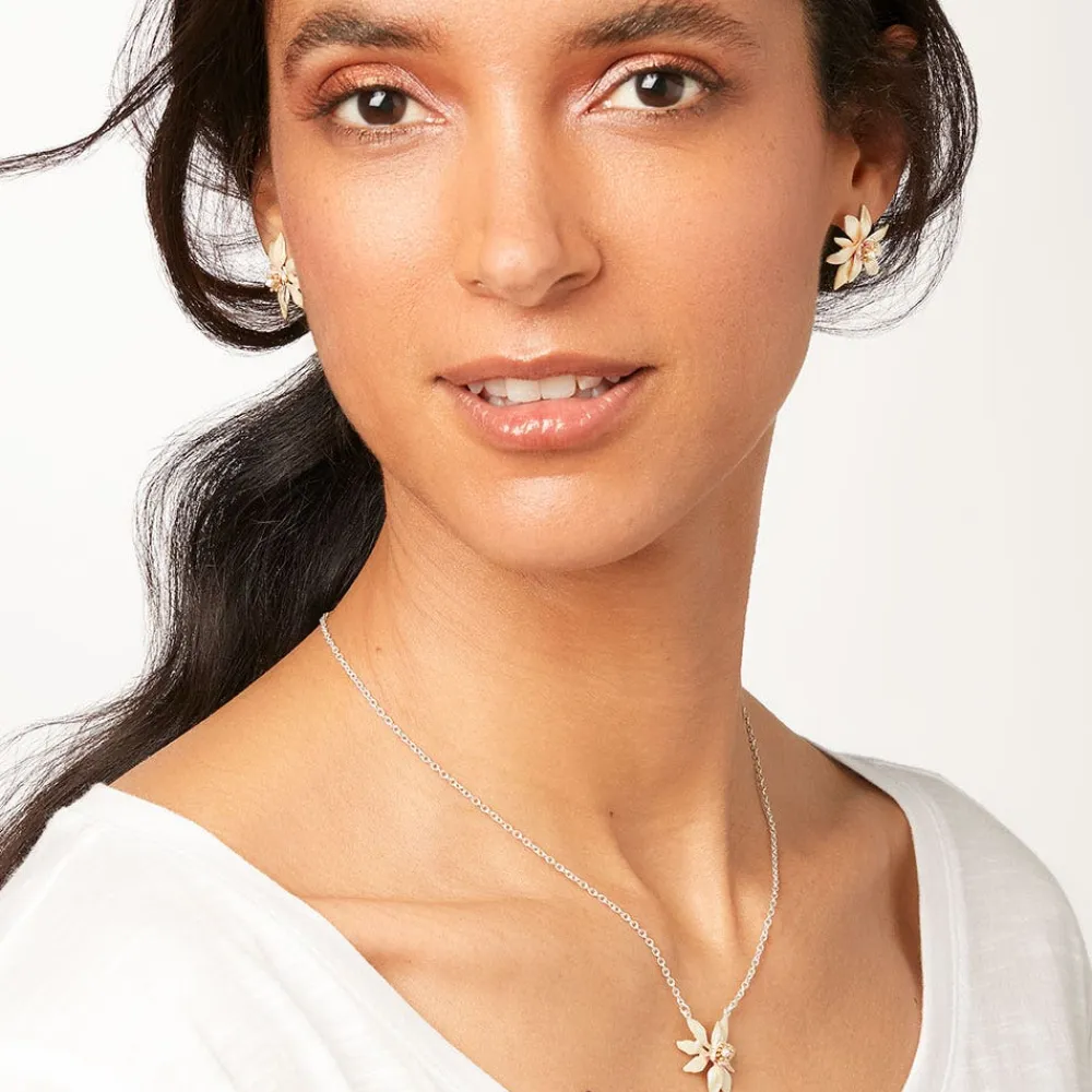 The Met Store Magnolia Stud Earrings